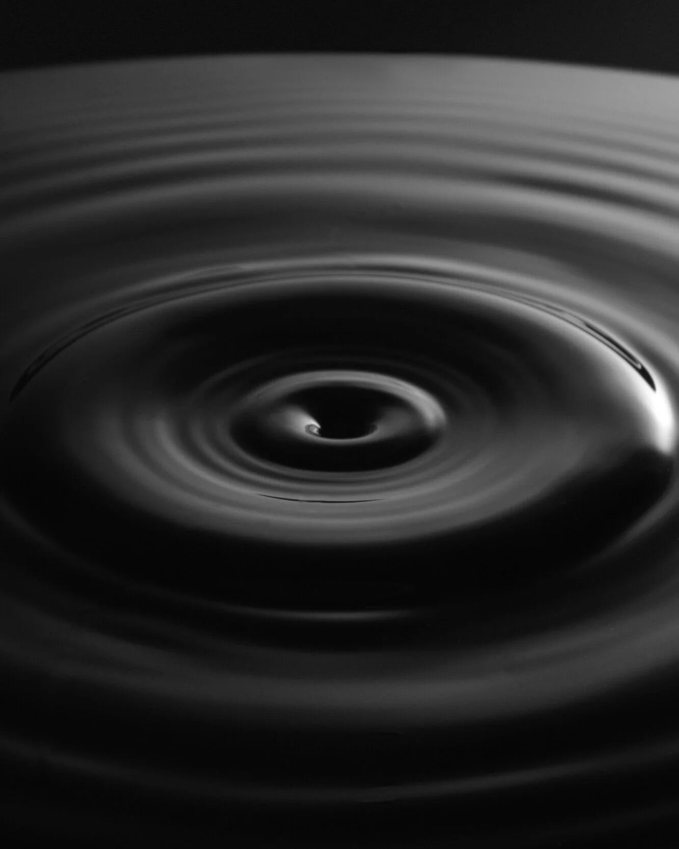 Water ripple representing calm and emotional balance
